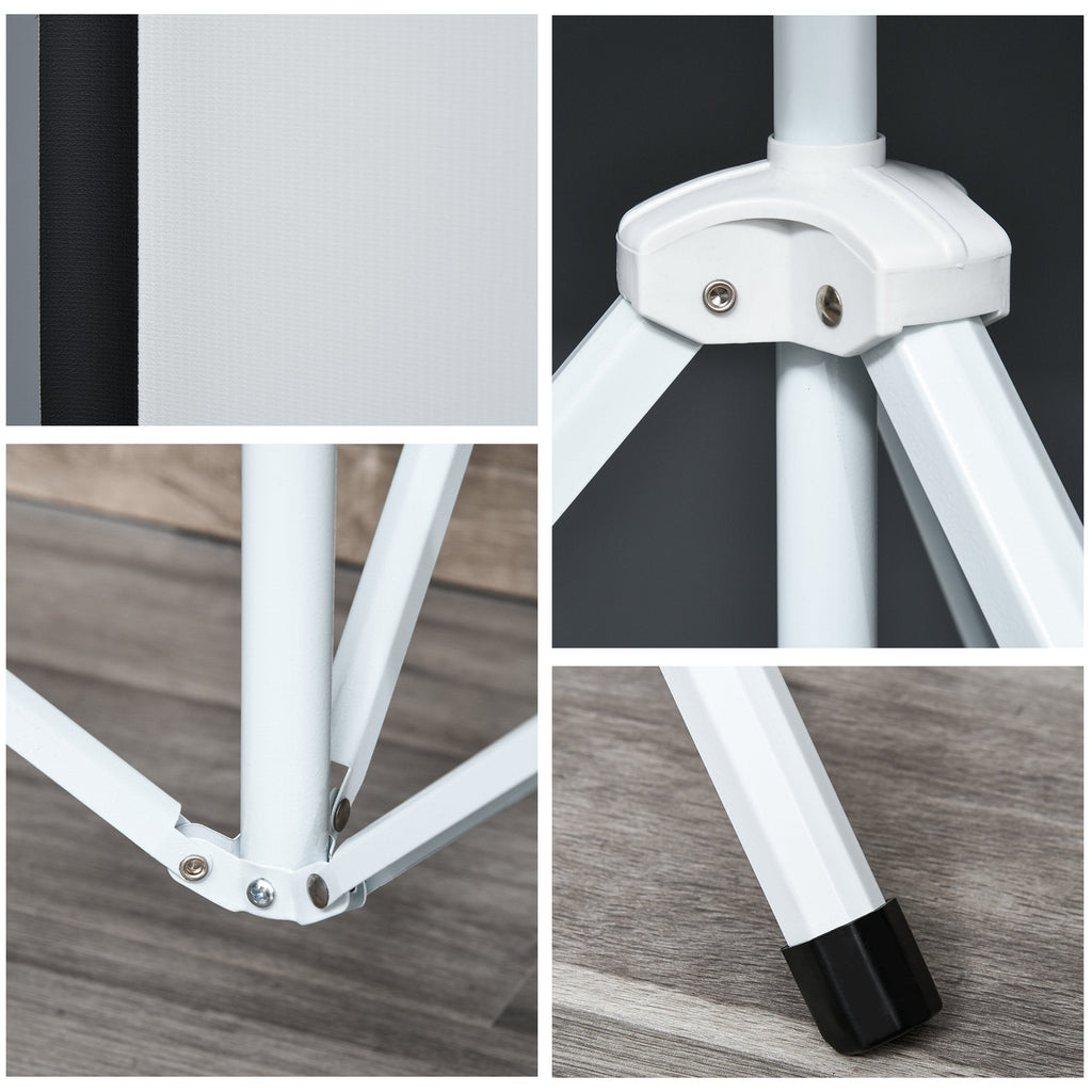 Easycomfort Schermo di Proiezione 84 Pollici with Treppiedi Formato 4:3