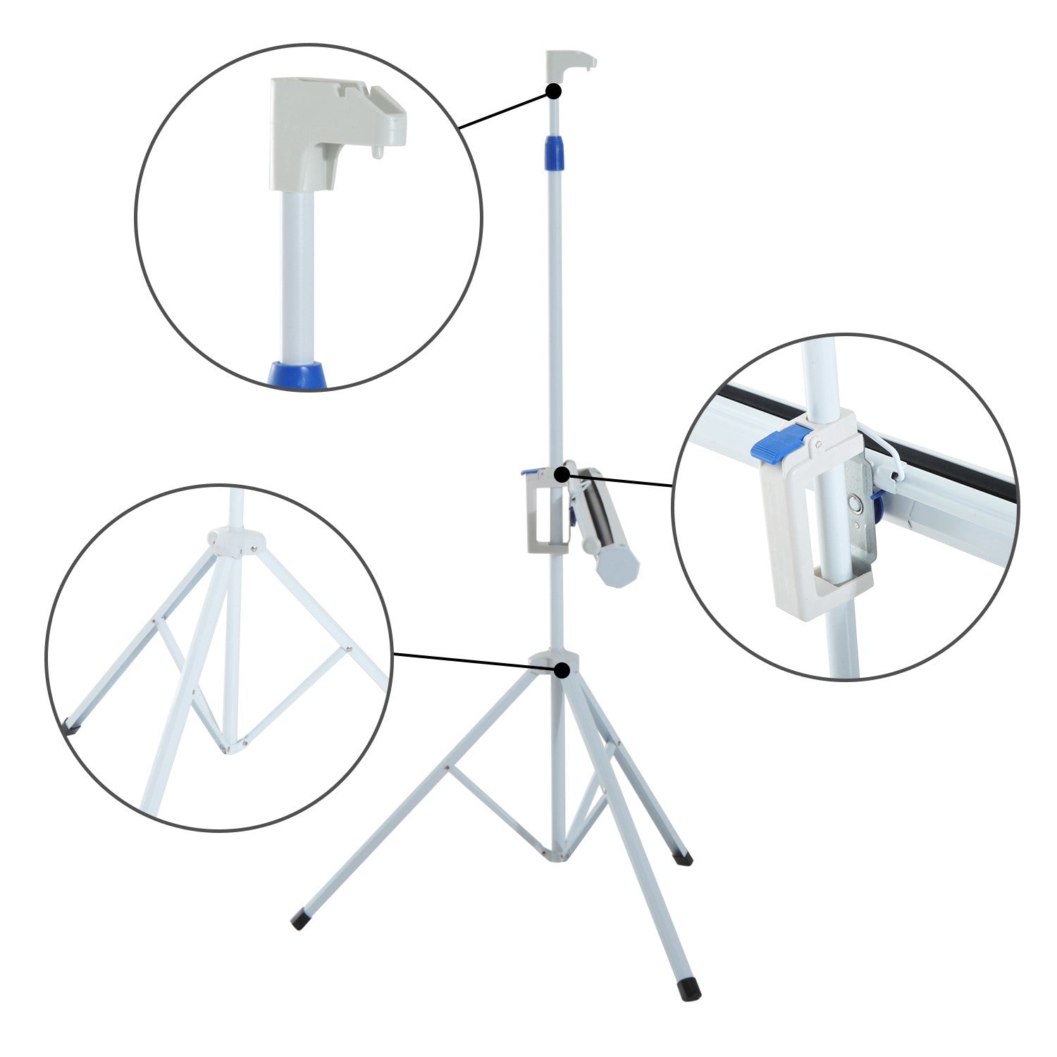Easycomfort Schermo di Proiezione 100 Pollici with Treppiedi Formato 4:3