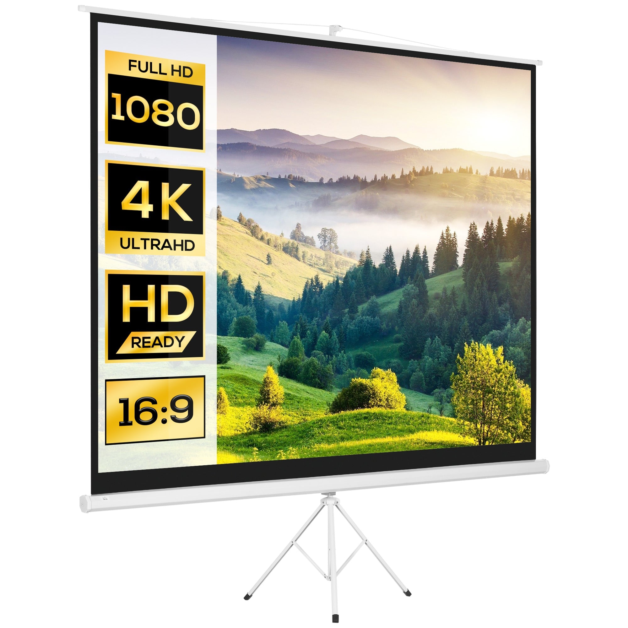 EasyComfort 120" projectiescherm 4:3 met statief
