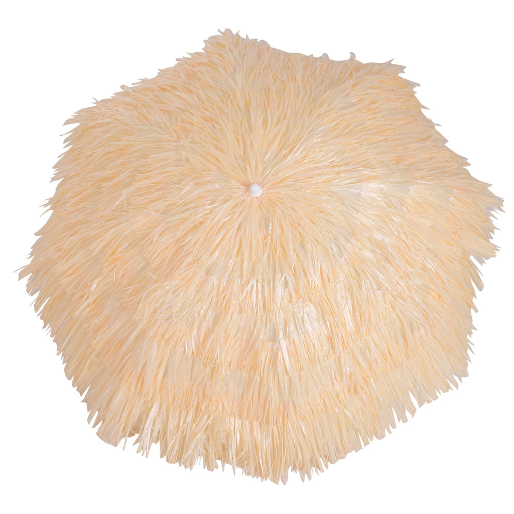 EasyComfort 8-spaaks parasol met kantelbare paal 1.6x2 m, beige