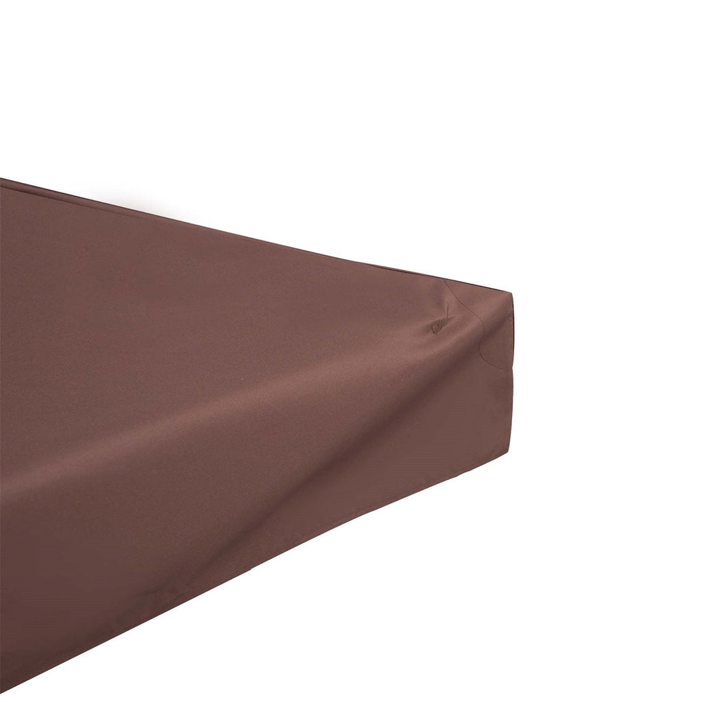 EASYCOMFORT Garden Gazebo Cover Waterproof Anti-UV Replacement Roof in Polyester 3x4m Brown