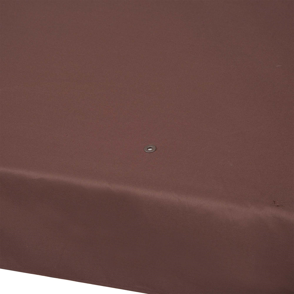 EASYCOMFORT Garden Gazebo Cover Waterproof Anti-UV Replacement Roof in Polyester 3x4m Brown