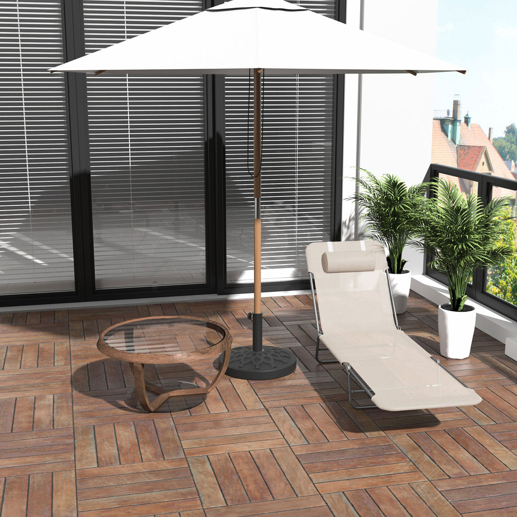 EasyComfort Opvouwbare ligstoel met kussen