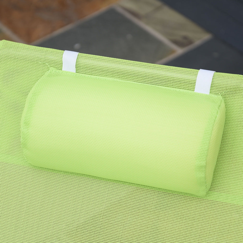 EasyComfort opvouwbaar ligbed 182x56x24.5cm lichtgroen