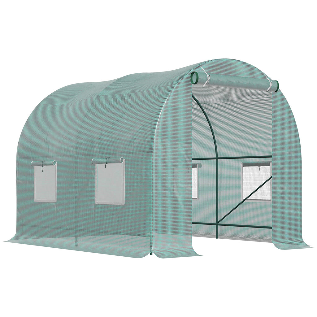 EASYCOMFORT Tuinserre 245x200x198 cm, groen