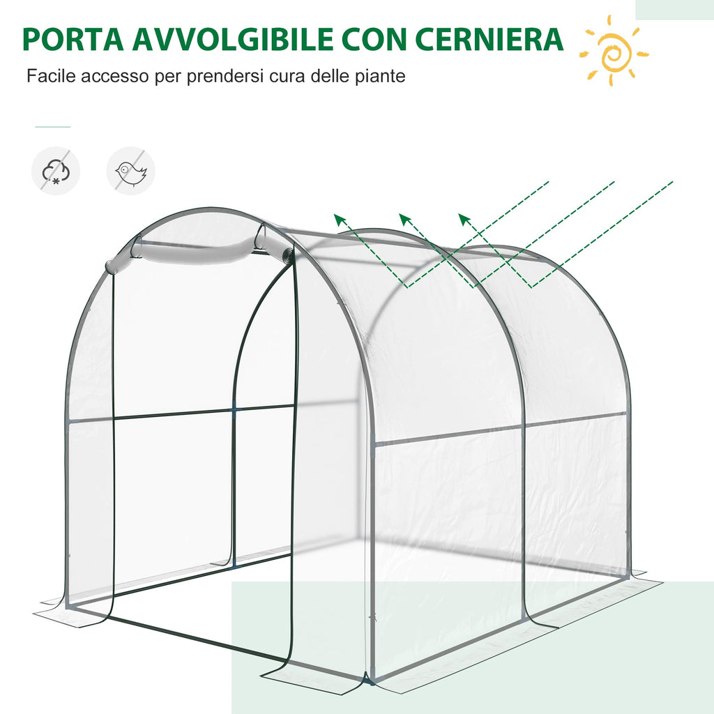 EasyComfort PVC tunnelkas 250 x 200 x 200 cm