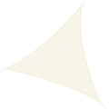 EasyComfort driehoekig schaduwdoek 3x3x3 m crème