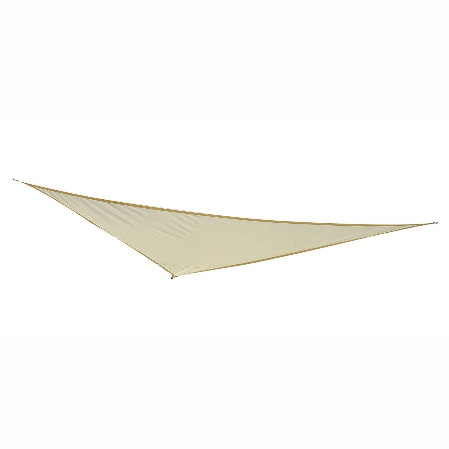 EASYCOMFORT Sunshade Sails driehoekig zonnescherm 6x6x6m, crème