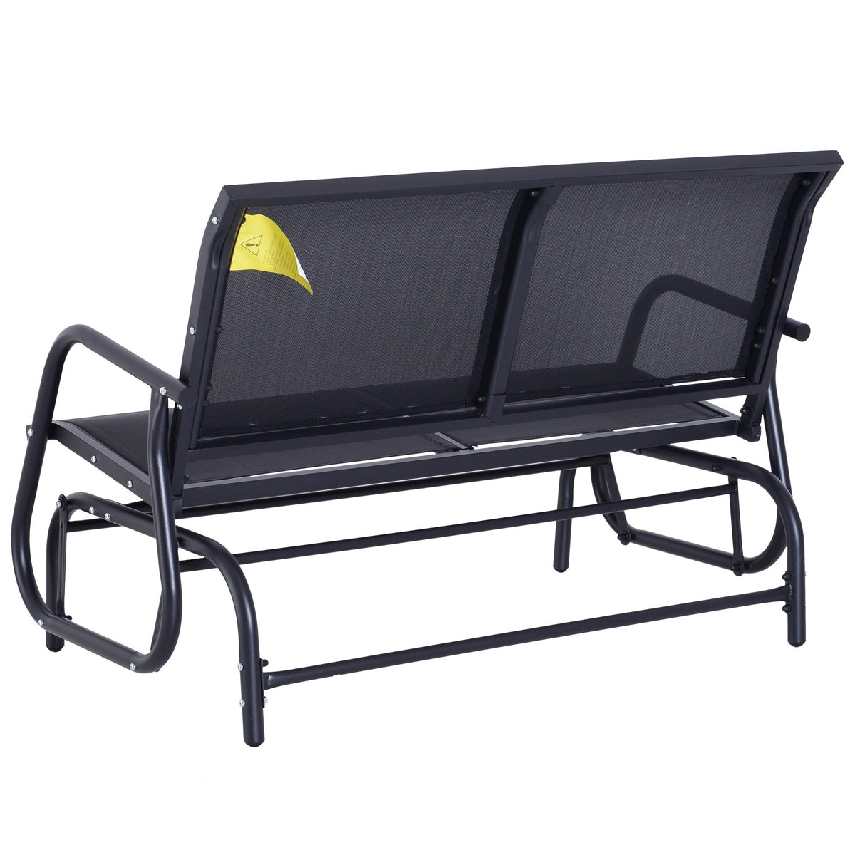 EasyComfort Schommelbank 2-zits met metalen frame 120 × 70 × 88cm