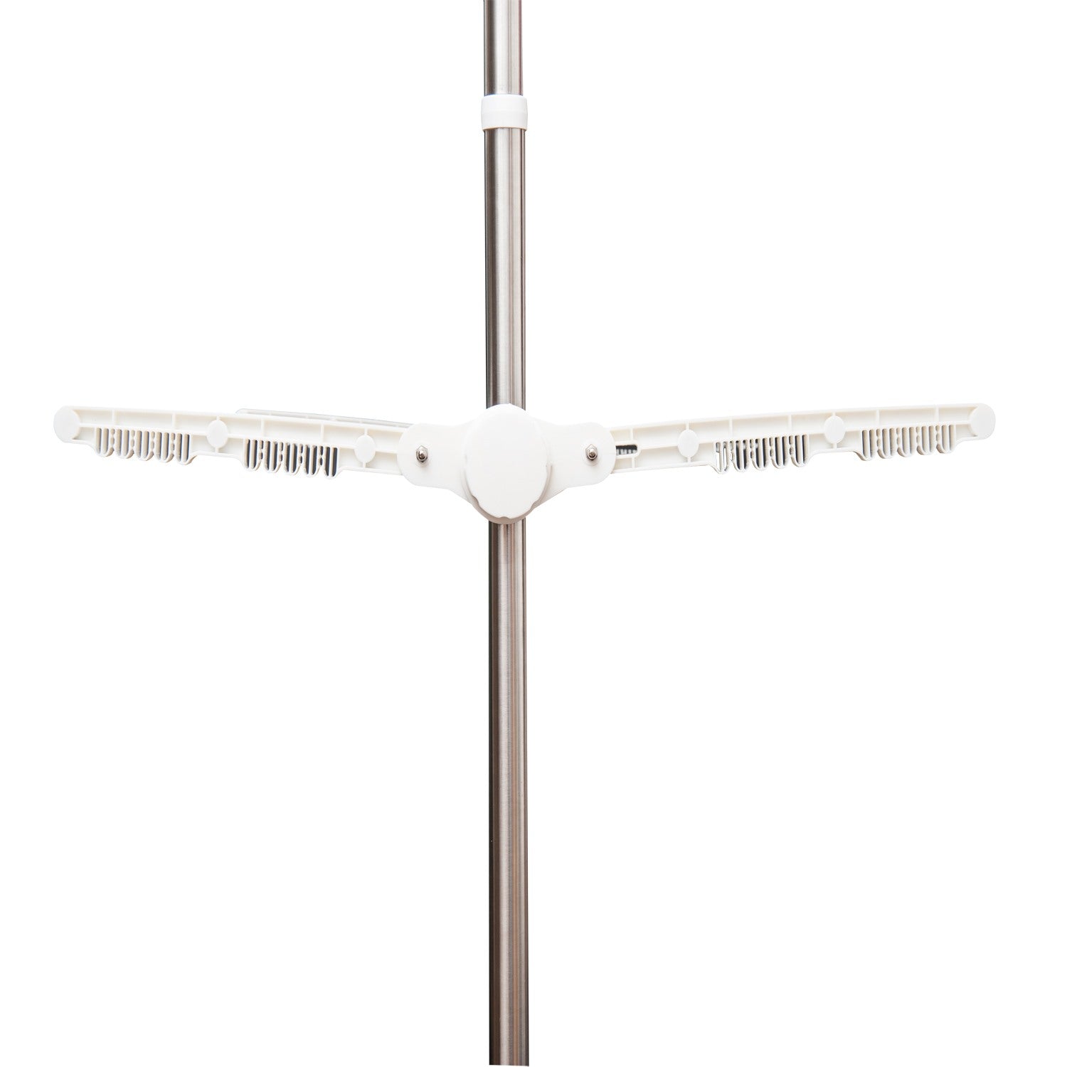 EasyComfort inklapbaar droogrek met 6 wielen 142x55x172 cm