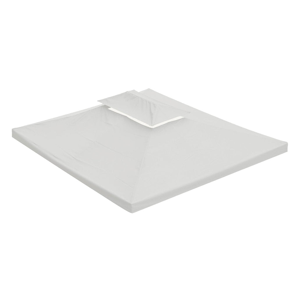 EASYCOMFORT Waterproof Replacement Roof for Double Roof Garden Gazebo 3x4m