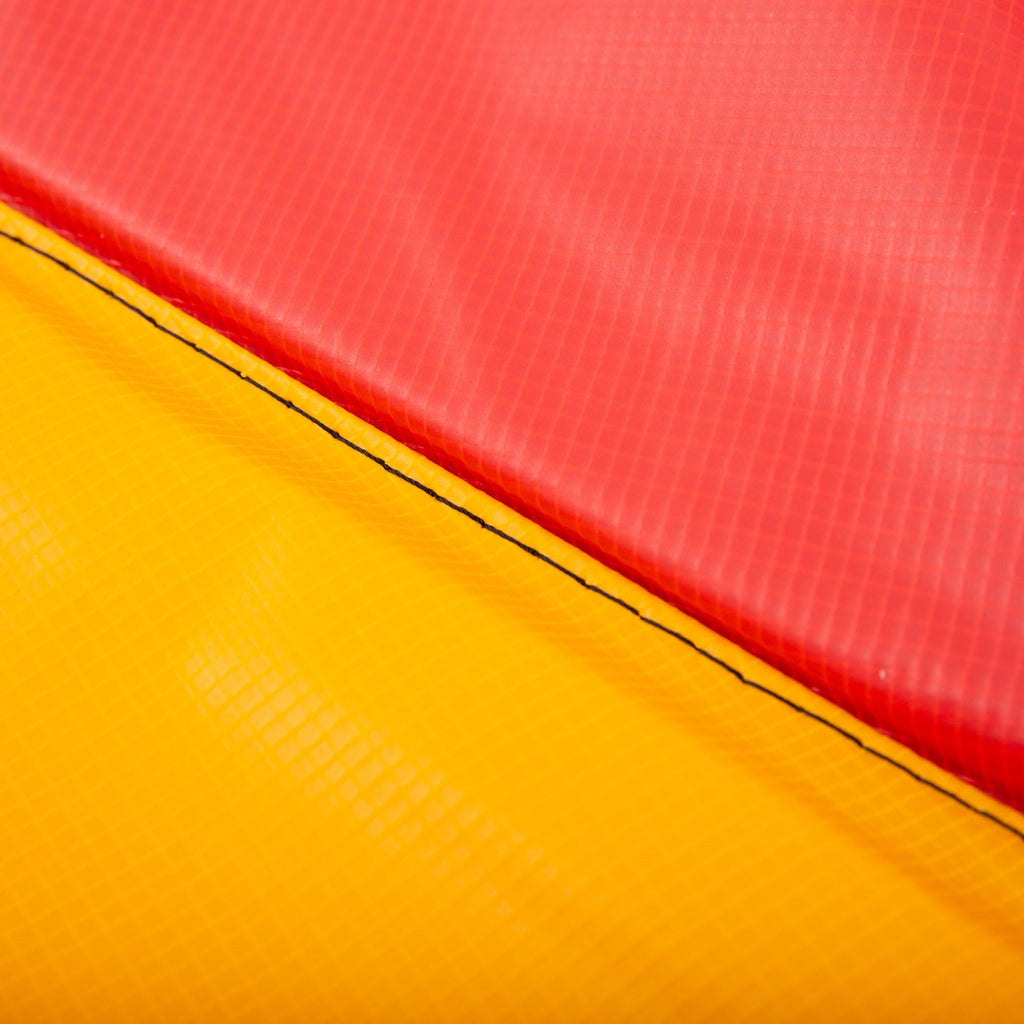 EASYCOMFORT Padded Trampoline Edge Cover, Protection for Trampoline in PVC Red Blue Yellow (Ø305cm)