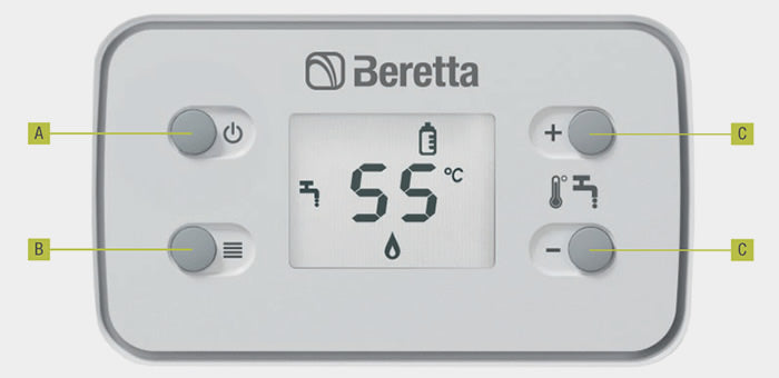 Beretta Idrabalcony LX 13 LPG waterverwarmer voor buiten