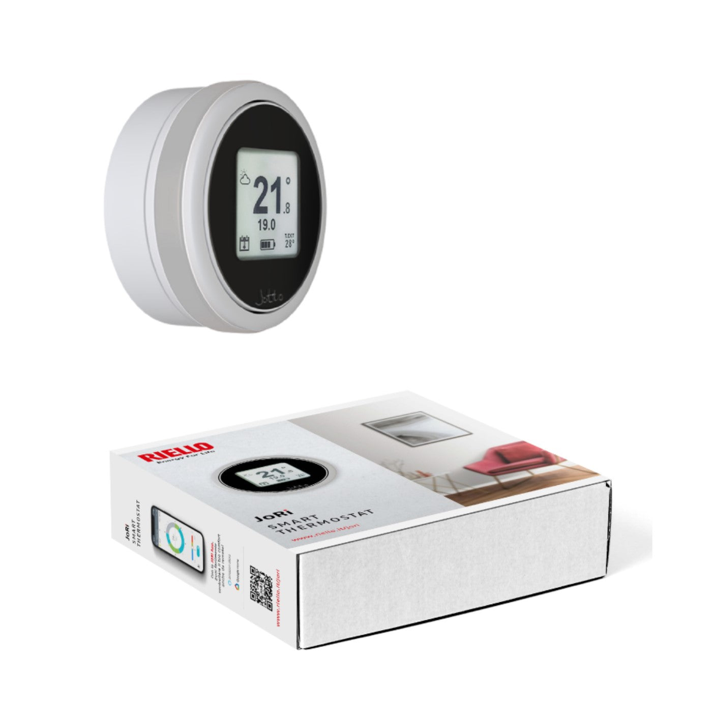 Riello Jori slimme thermostaat Wi‑Fi