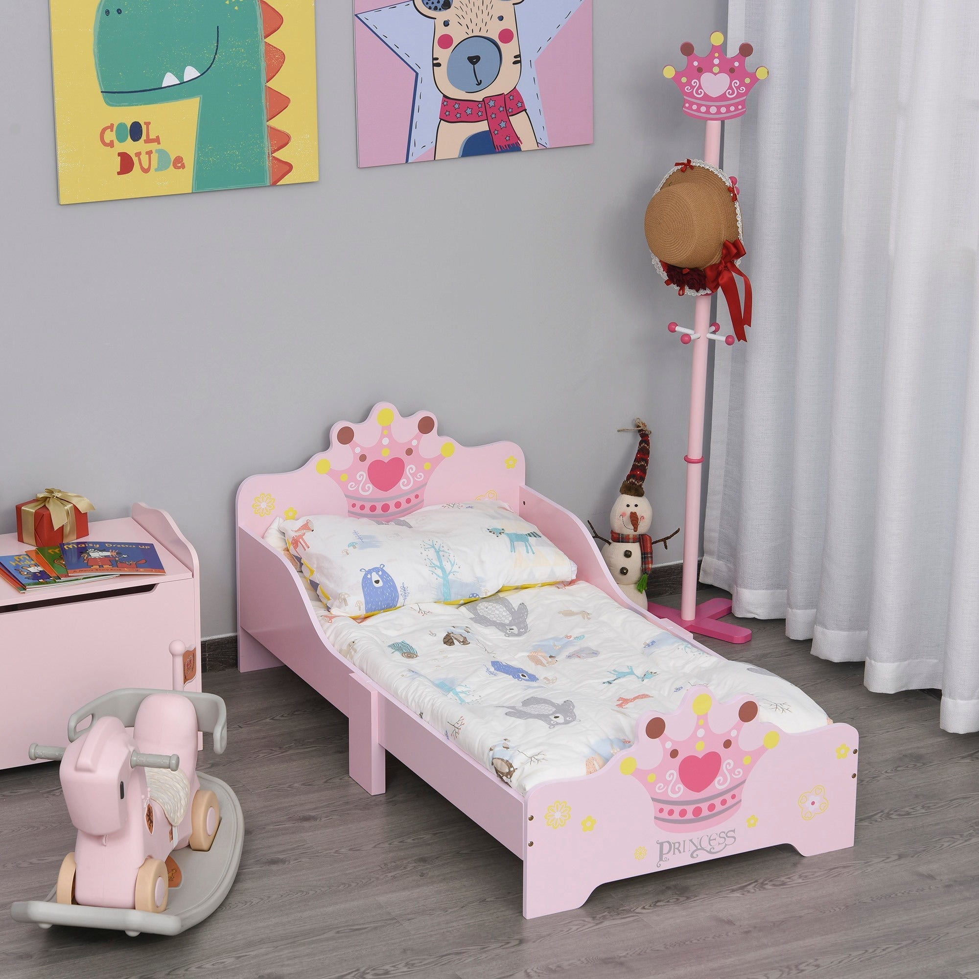 EasyComfort kinderbed 143x73x60 cm – roze