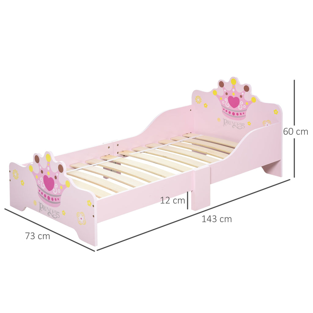 EasyComfort kinderbed 143x73x60 cm – roze