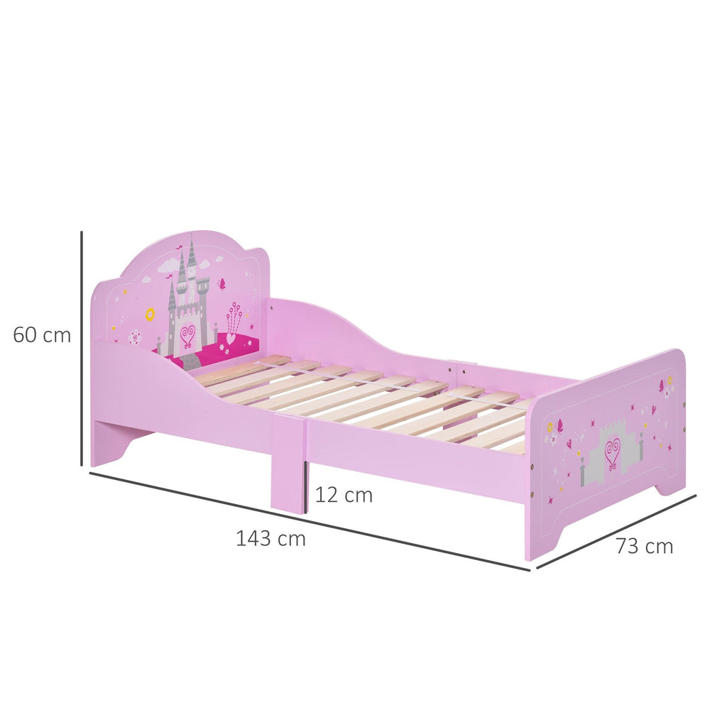EasyComfort kinderbed 143x73x60 cm - roze