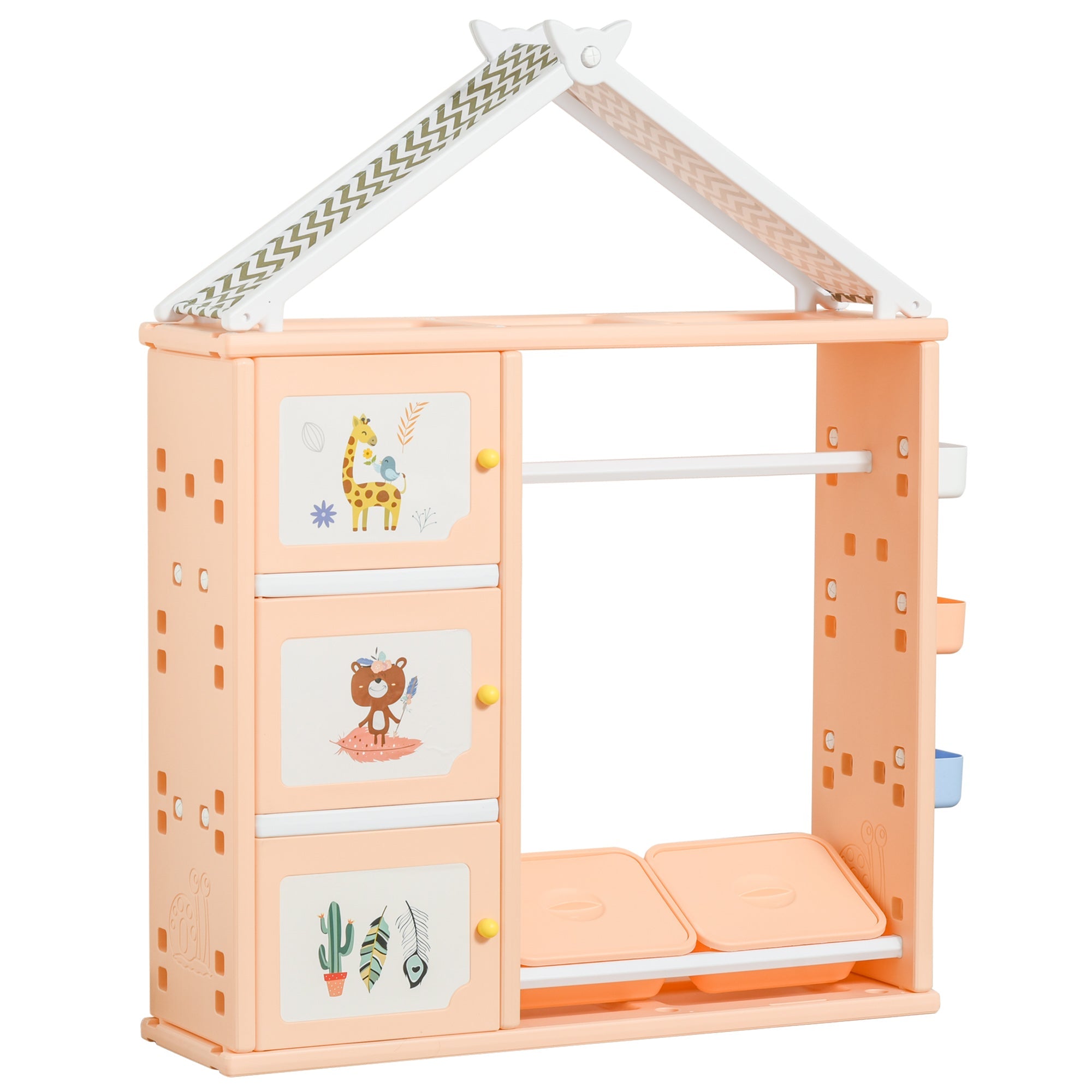EasyComfort kinderkamer opbergkast oranje PE