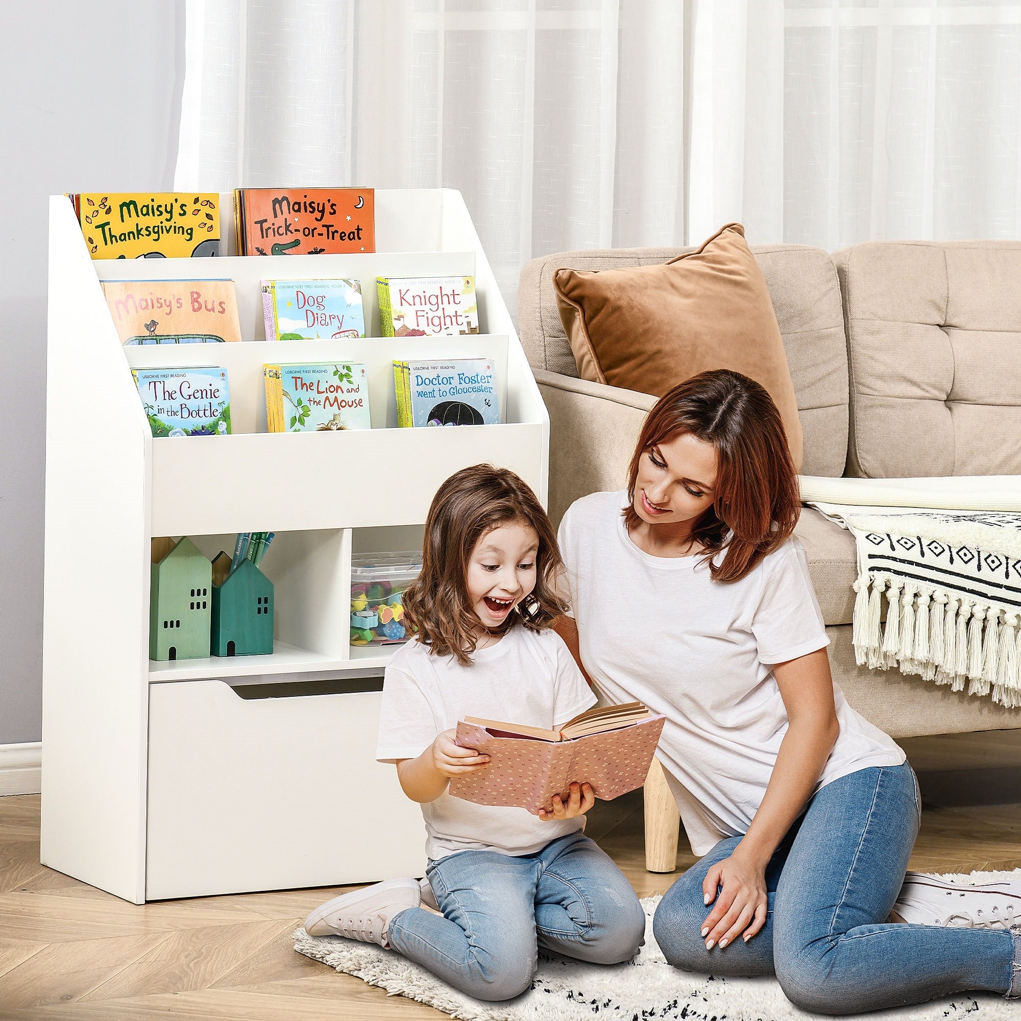 EasyComfort Piccola kinderboekenkast 60x29.9x90 cm