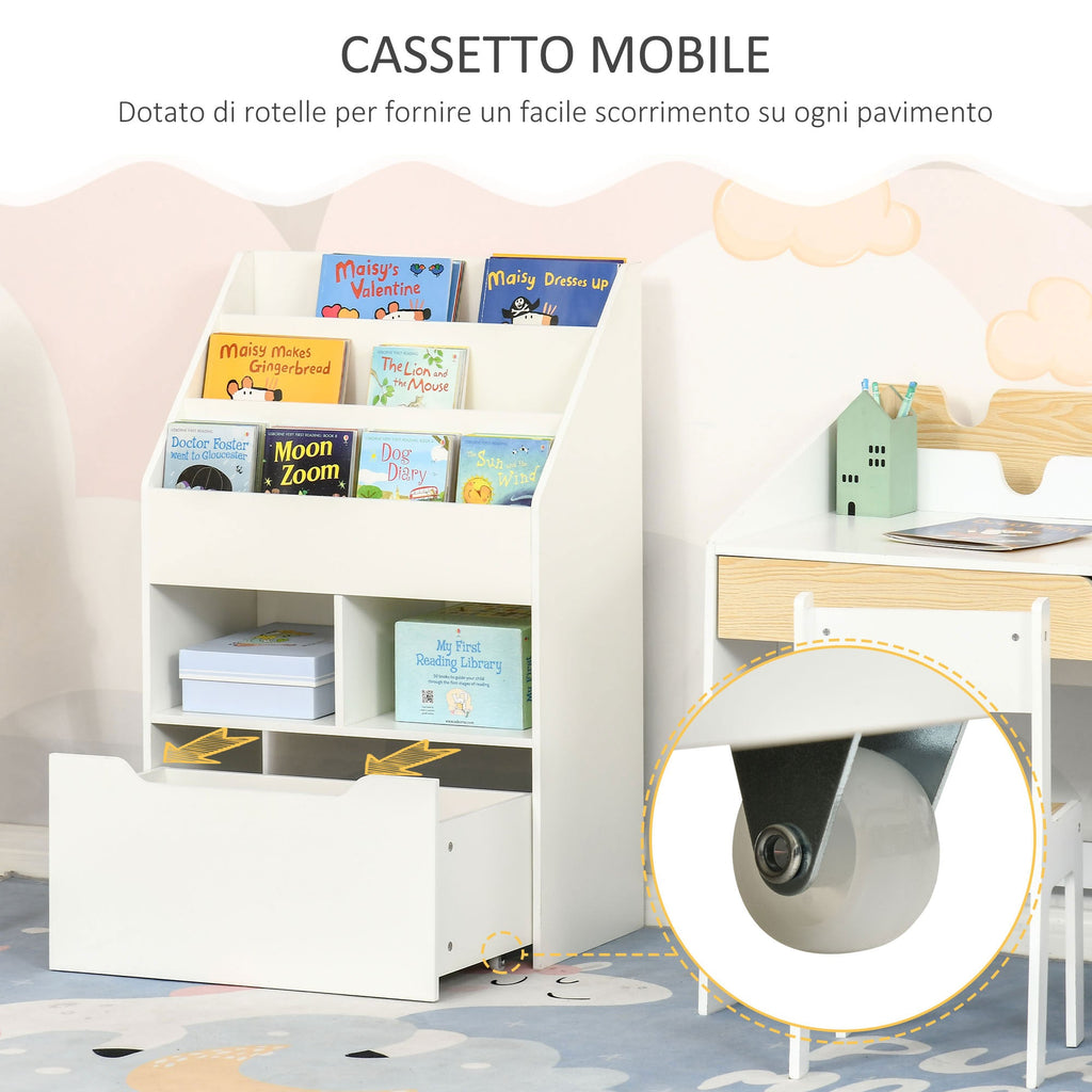EasyComfort Piccola kinderboekenkast 60x29.9x90 cm