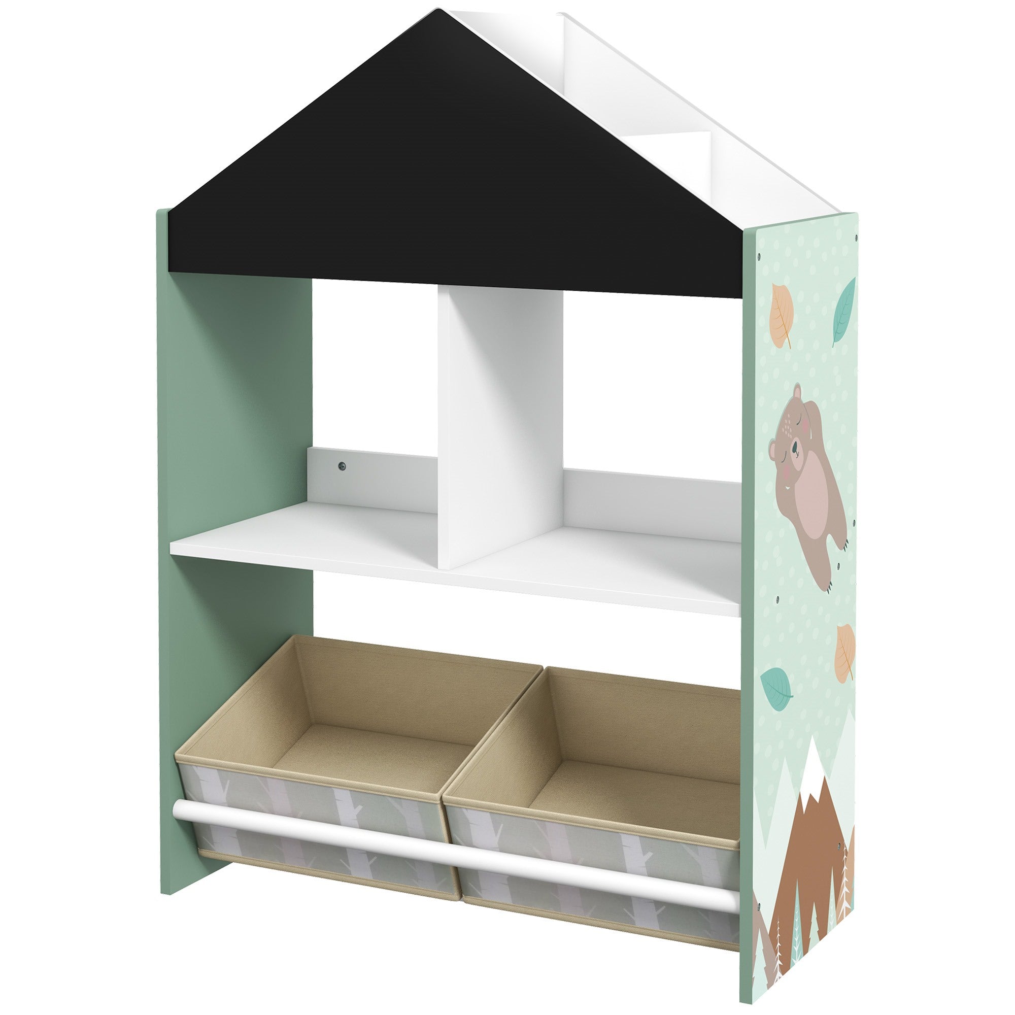 EasyComfort Speelgoedrek met lades, groen