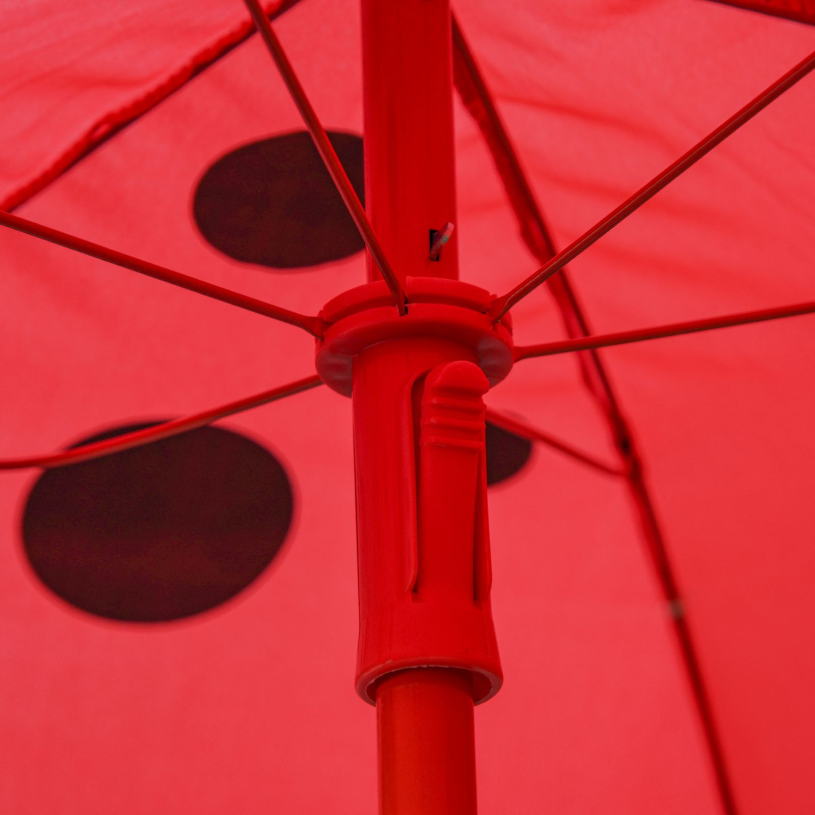 EasyComfort Ladybug Kindertuinset met tafel, 2 klapstoelen en parasol