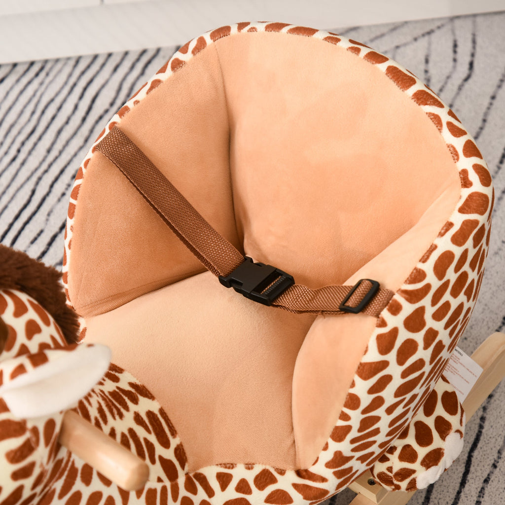EasyComfort Giraffe schommelpaard 60 x 33 x 45cm