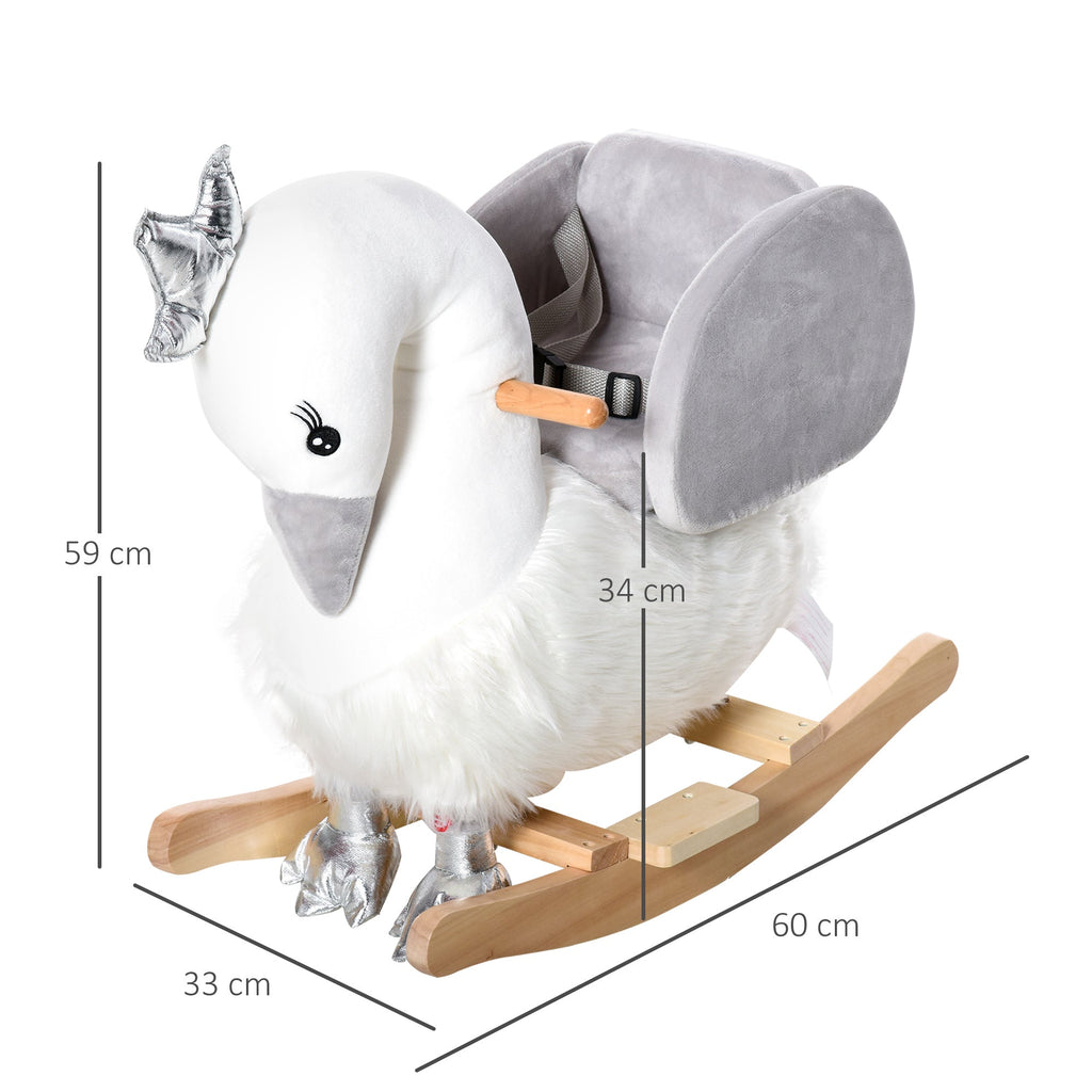 EasyComfort schommelspeelgoed zwaan 18–36 maanden (max 40 kg)