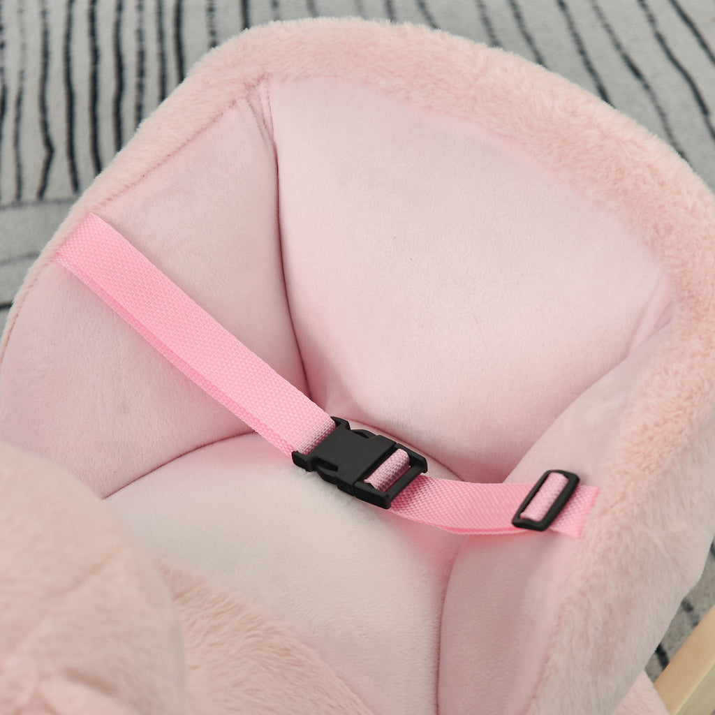 Easycomfort roze hobbelkonijn met geluid (18-36 mnd, 40 kg)
