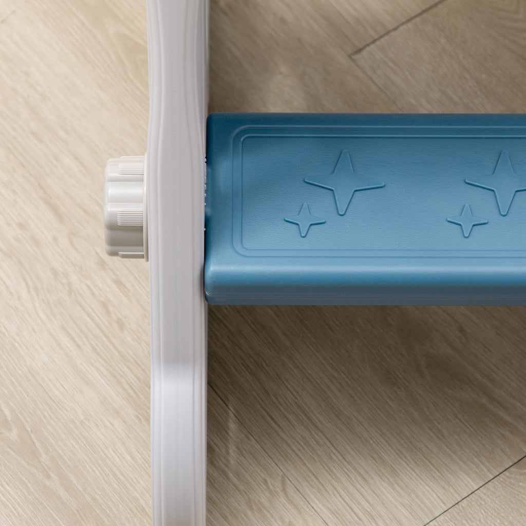 Easycomfort Scivolo per Bambini 18-36 Mesi in PE e PP a Tema Spaziale with Scale Antiscivolo, 157x46.5x80 cm