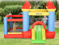 EASYCOMFORT Giant Bouncy Castle for Children with Slide, Pool and Hoop