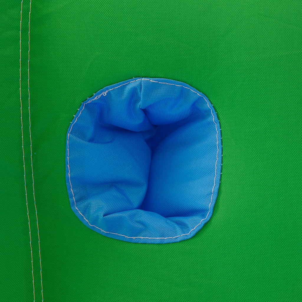 EASYCOMFORT Inflatable Game for Children 3-8 Years with Slide, Trampoline, Pool, max 4 Children, 330x245x215cm