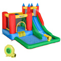 EASYCOMFORT Inflatable Game for Children 3-8 Years with Slide, Trampoline, Pool, max 4 Children, 330x245x215cm