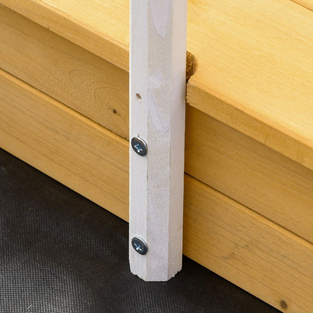 Easycomfort Sabbiera per Bambini in Legno a Forma di Nave dei Pirati with Vano Contenitore, 158x78x45.5 cm