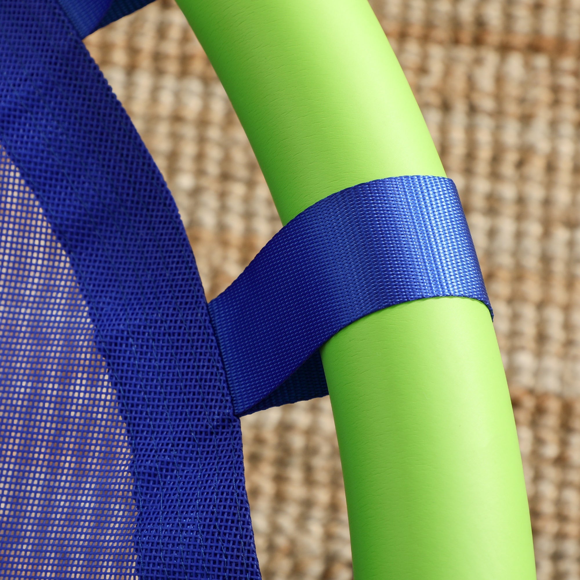 EasyComfort ronde schommel Ø100 cm met verstelbare touwen - blauw