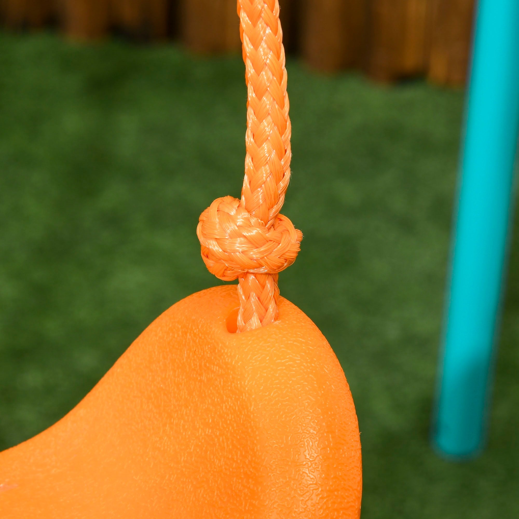 Easycomfort Altalena per Bambini 3-8 Anni da Giardino in Acciaio e PE with Seggiolino e Picchetti, 163x145x181 cm