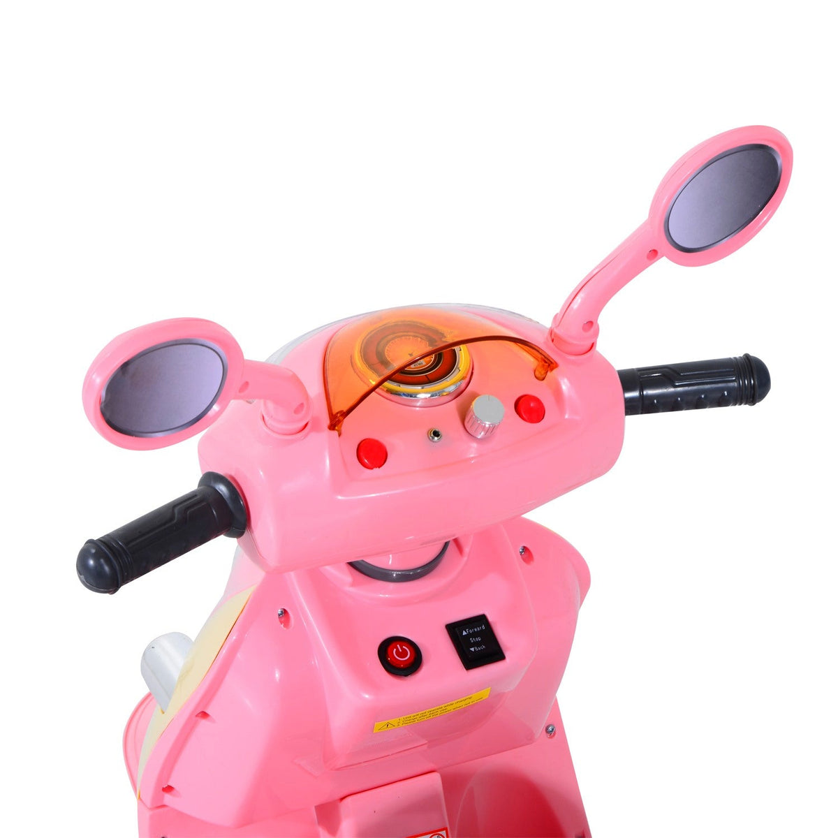 EasyComfort elektrische kindermotor 6V 3 km/h, 3-wiel, roze