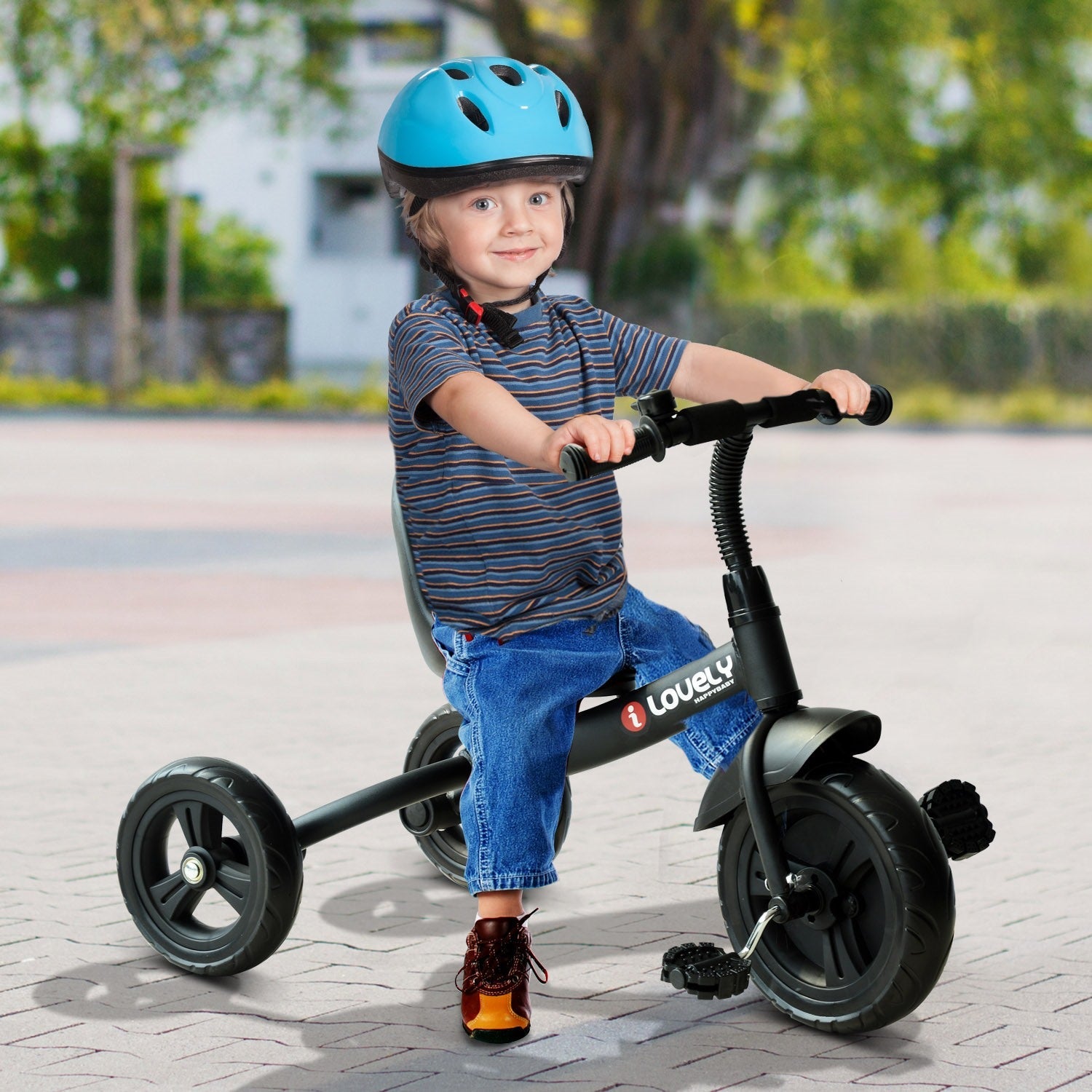 EasyComfort driewieler voor kinderen - zwart