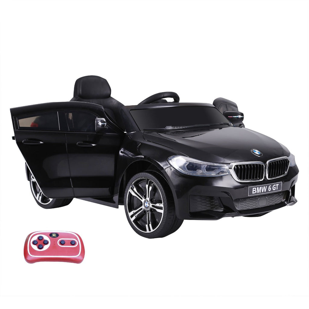 BMW 6GT elektrische kinderauto zwart
