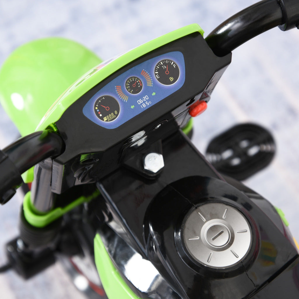 EasyComfort driewieler motorstijl met licht en geluid 71x40x51 cm groen