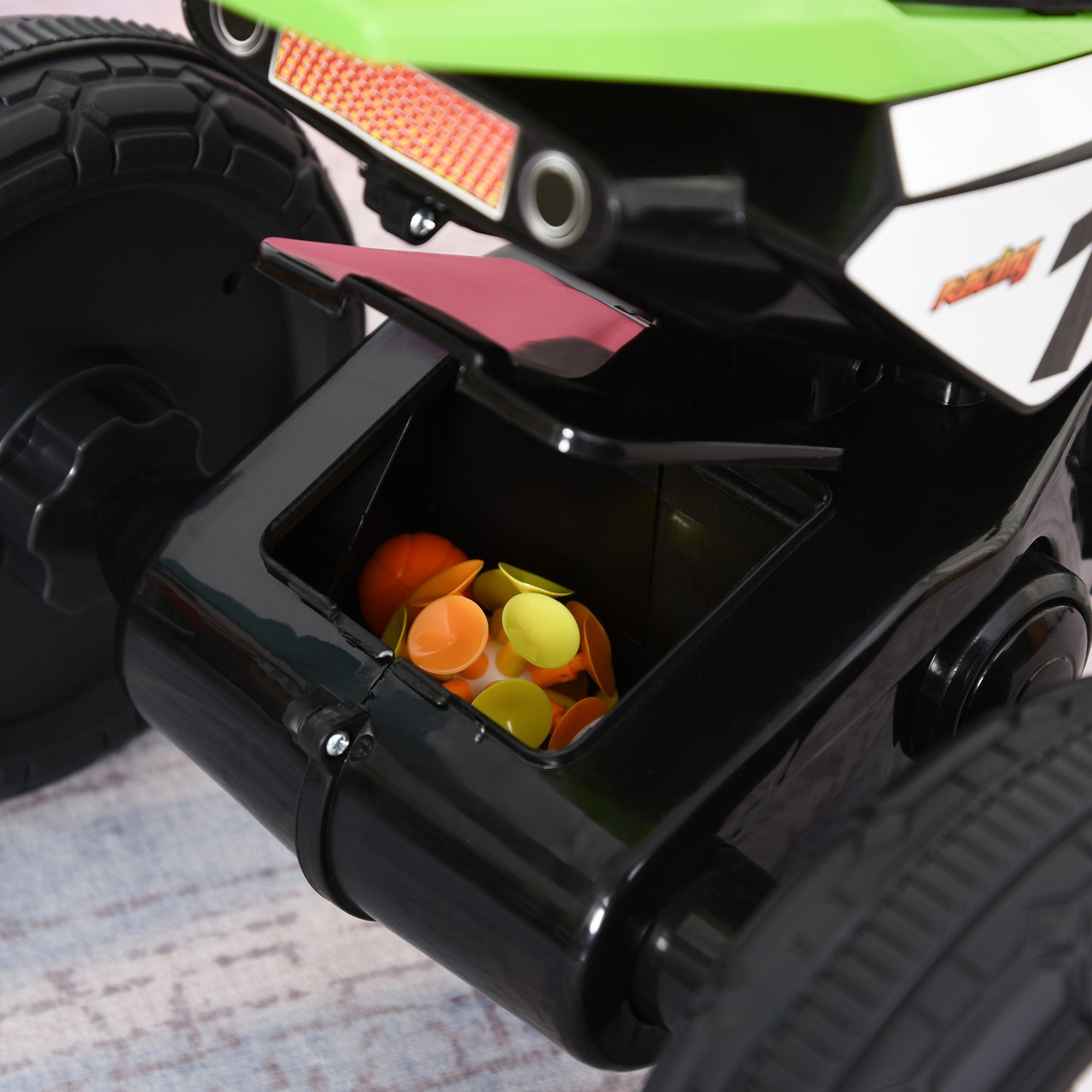 EasyComfort driewieler motorstijl met licht en geluid 71x40x51 cm groen
