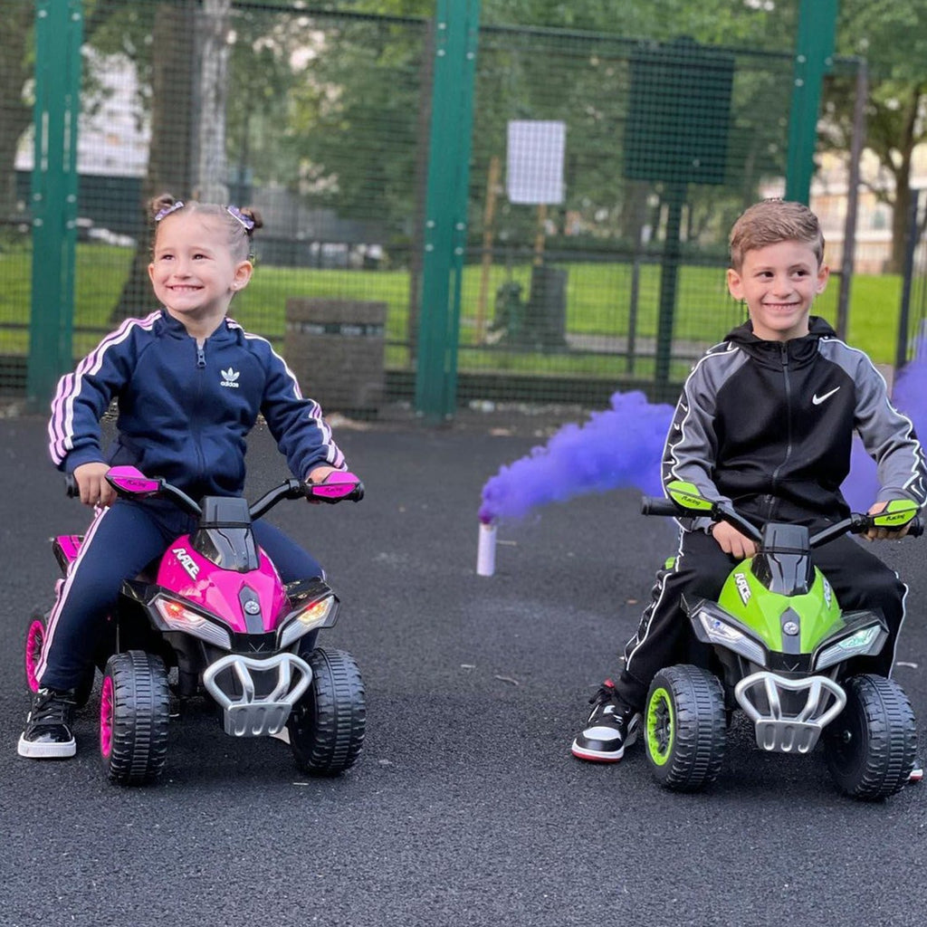 EasyComfort loopquad voor kinderen met licht en geluid – roze