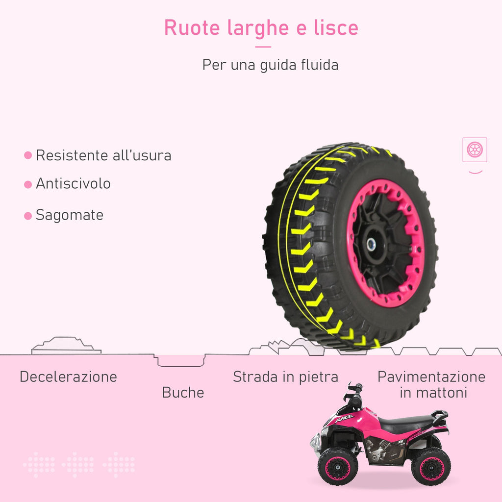 EasyComfort loopquad voor kinderen met licht en geluid – roze