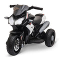 Easycomfort Moto Elettrica per Bambini 3-5 Anni Max. 25kg with Luci, Musica, Batteria 6V e Velocità 3km/h, 86cmx42cmx52cm Nera