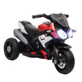 Easycomfort Moto Elettrica per Bambini 3-5 Anni Max. 25kg with Luci, Musica, Batteria 6V e Velocità 3km/h, 86cmx42cmx52cm Rossa