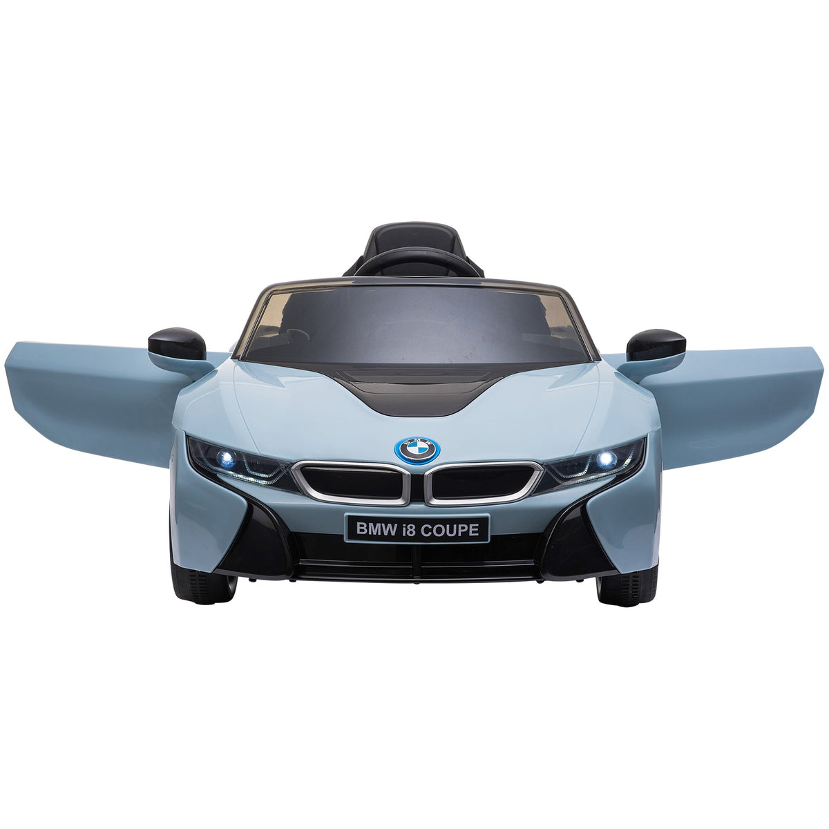 BMW i8 Coupé elektrische kinderauto 6V met afstandsbediening - blauw