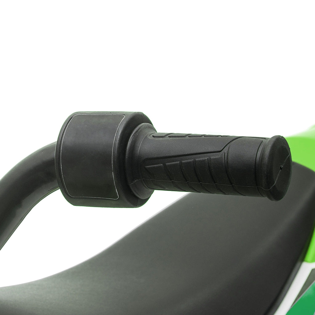 Easycomfort Moto da Cross Elettrica per Bambini da 3-5 Anni, Batteria 12V Ricaricabile e Rotelline Rimovibili, 106.5x51.5x68cm, Verde