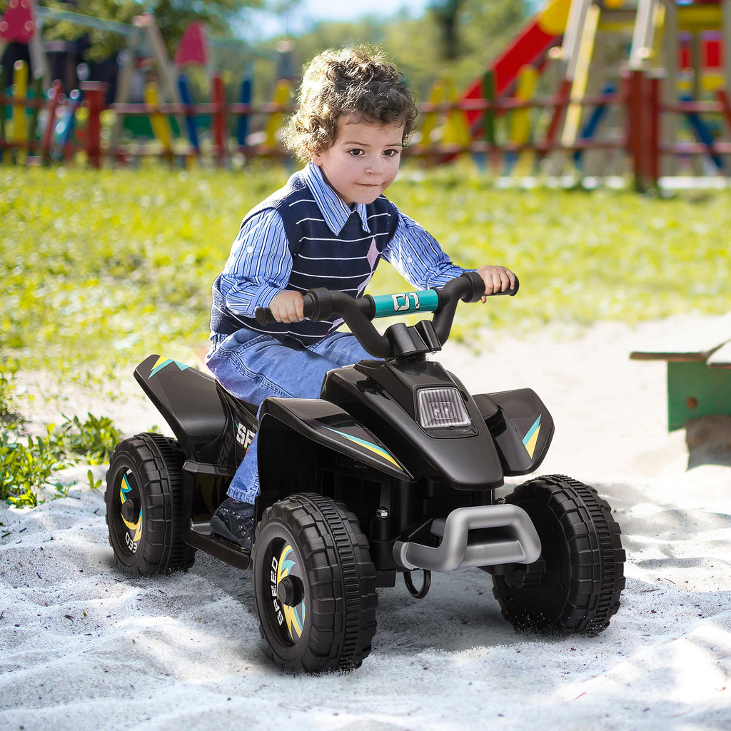 Easycomfort Quad Elettrico per Bambini 18-36 Mesi with Batteria Ricaricabile da 6V, 72x40x45.5 cm, black
