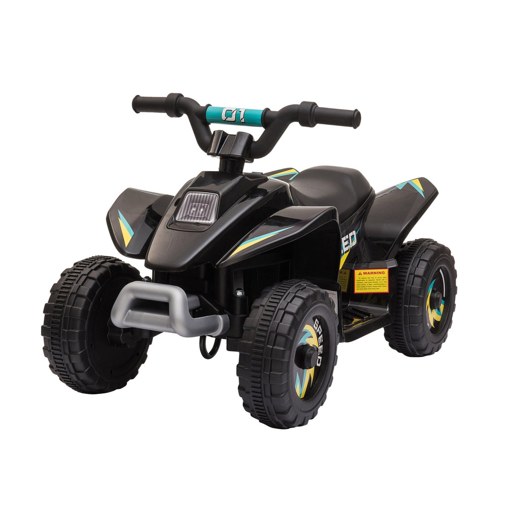 Easycomfort Quad Elettrico per Bambini 18-36 Mesi with Batteria Ricaricabile da 6V, 72x40x45.5 cm, black