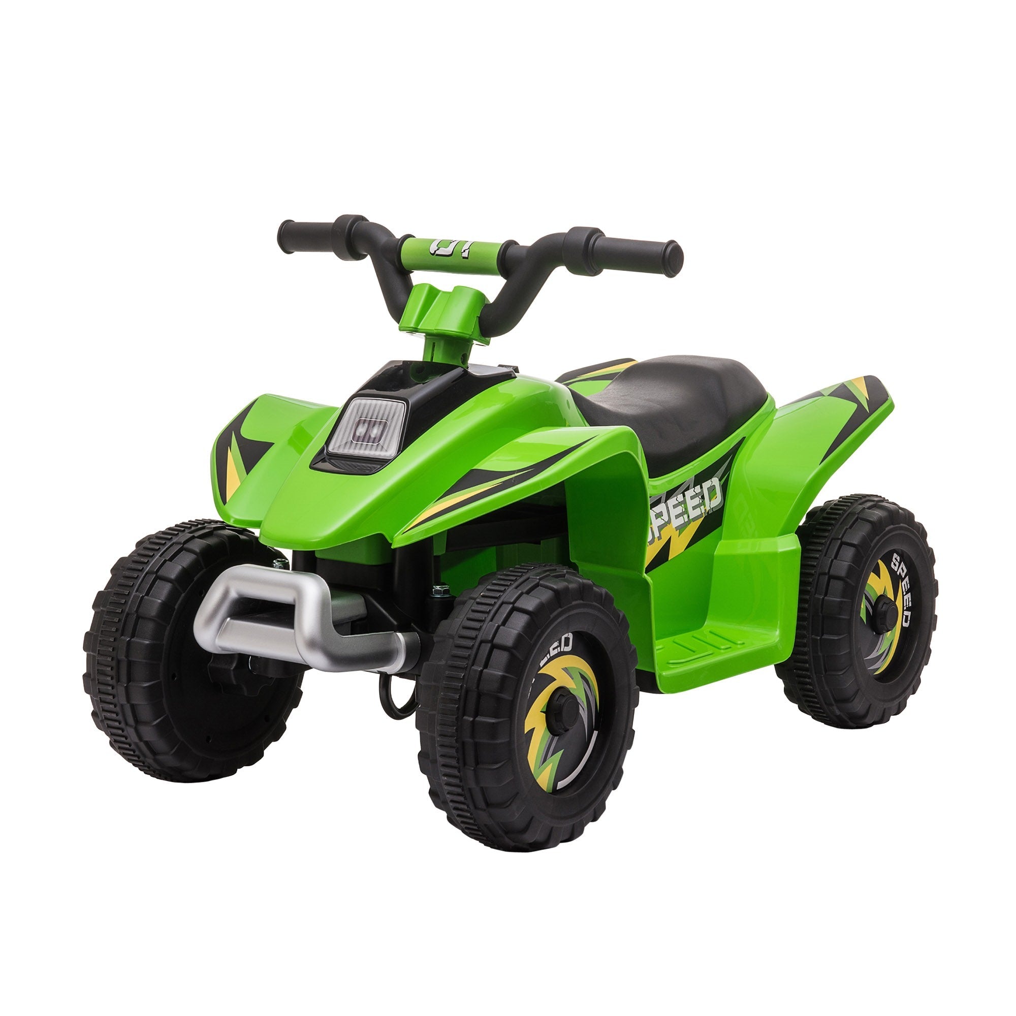 Easycomfort Quad Elettrico per Bambini with Batteria Ricaricabile 6V e Marcia Avanti e Indietro, 72x40x45.5 cm, Verde
